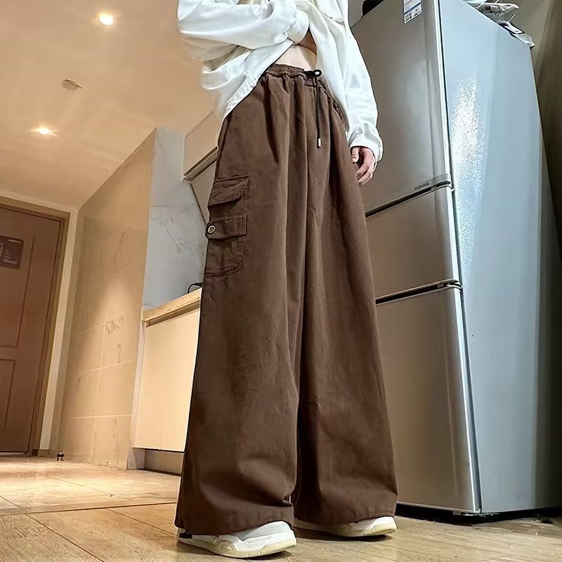 Cargo Pant Wide - بنطلون رجالي جديد للربيع والصيف بتصميم