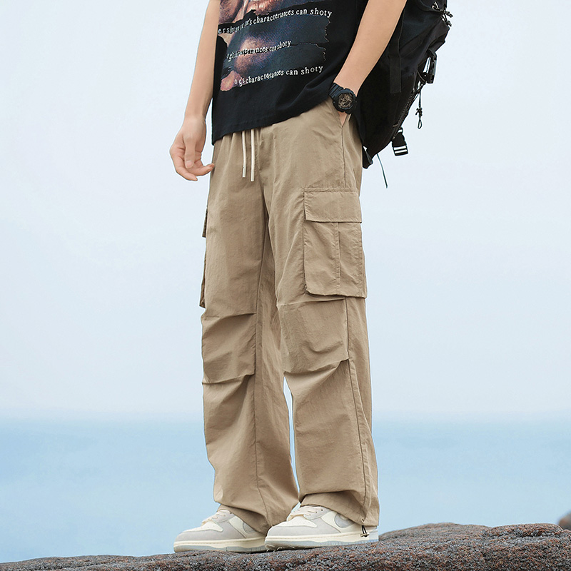 Cargo Pant Wide - بنطلون رجالي فضفاض بجيوب كبيرة على