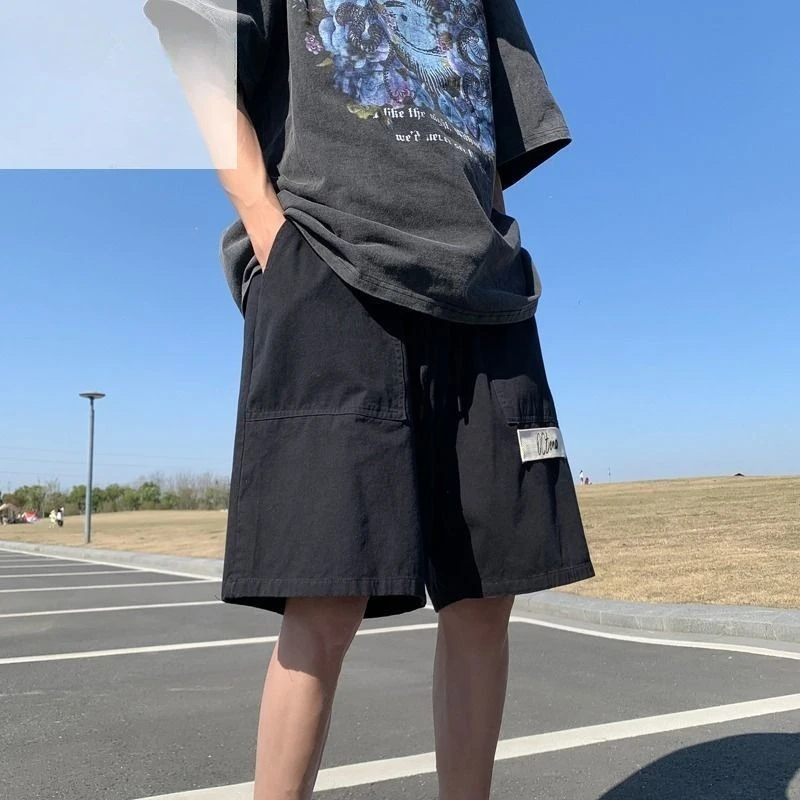 Cargo Pant Wide - فضفاض مرونة الخصر نصف الصلبة واسعة