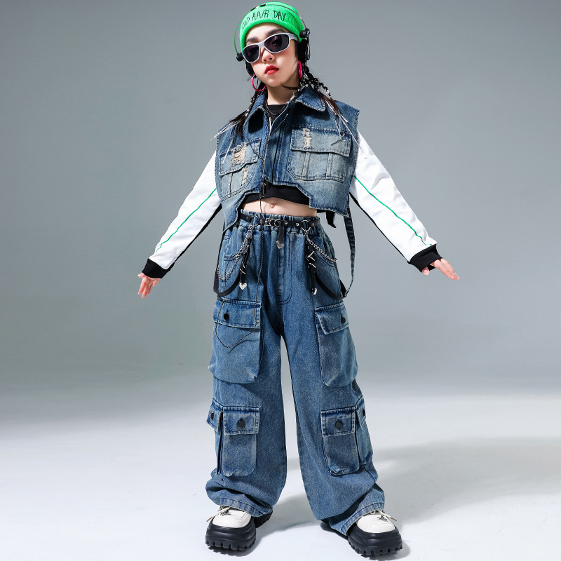 Street Fashion Outfit Girl - ملابس رقص الجاز والهيب هوب للفتيات