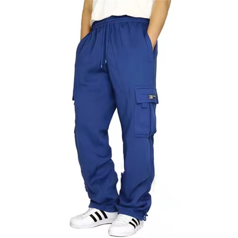 Cargo Pant Wide - بنطلون رياضي رجالي عصري للخريف والشتاء،