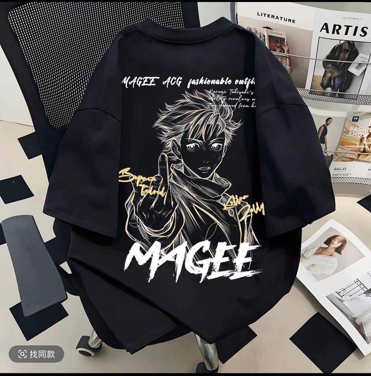 Street Fashion Japan - تي شيرت رجالي صيفي 2026 بتصميم