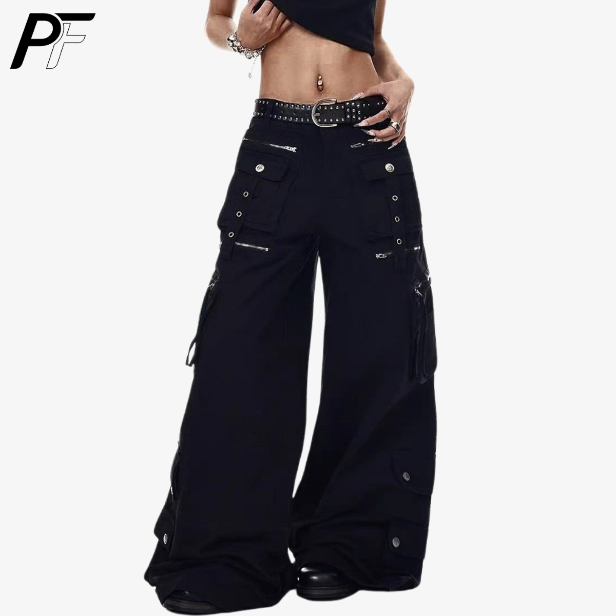 Cargo Pant Wide - بنطلون كارجو واسع الساق من Grunge