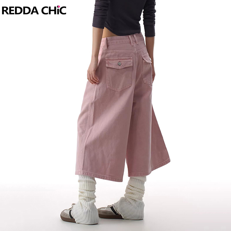 Cargo Pant Wide - سراويل جينز قصيرة نسائية من REDDACHiC