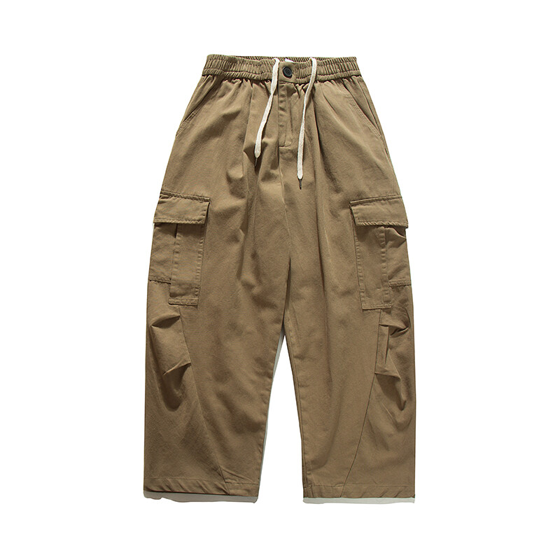 الرجال الشارع الشهير موضة خمر  - مراجعة Cargo Pant Wide وسعره