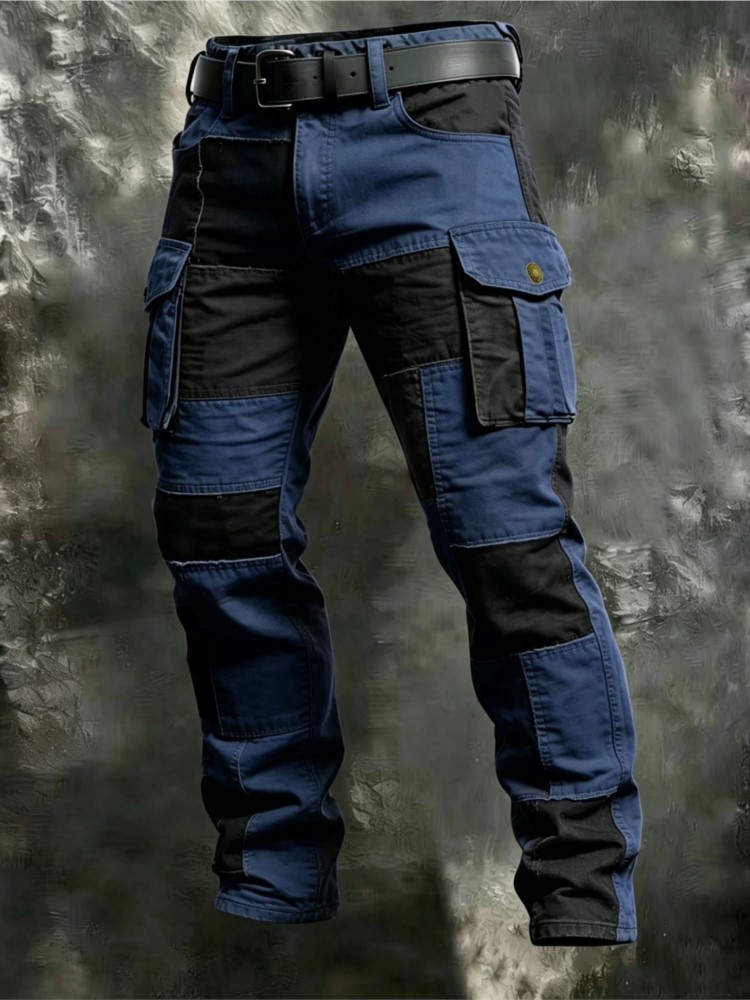 بنطلون كارجو رجالي قطني كاكي،  - مراجعة Cargo Pant Wide وسعره