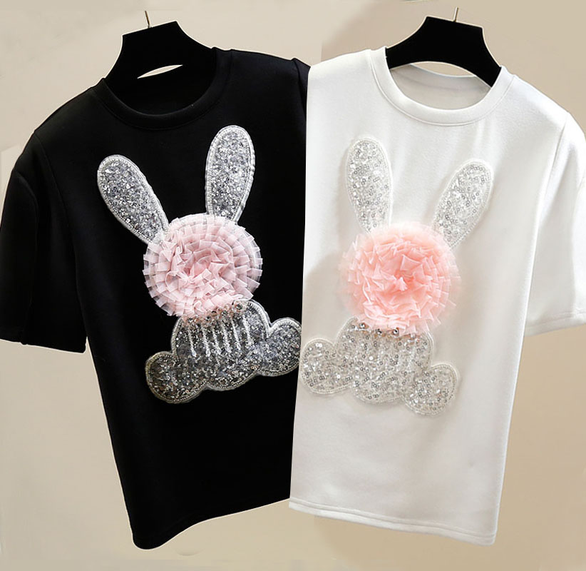 تيشيرت نسائي بأكمام قصيرة مع ت - مراجعة Street Fashion Shanghai وسعره