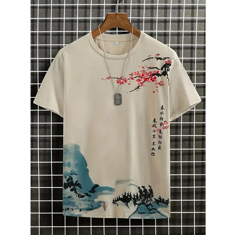 قميص رجالي بأسلوب صيني قديم مع - مراجعة Street Fashion In Chinese وسعره