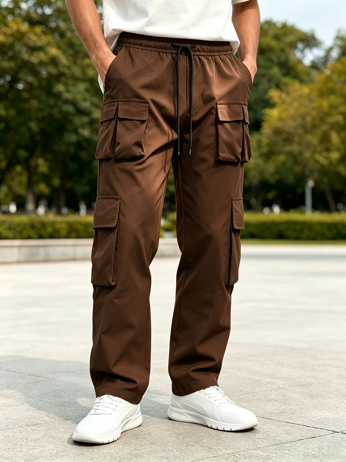 بنطلون كارجو واسع الساق للرجال - مراجعة Cargo Pant Wide وسعره