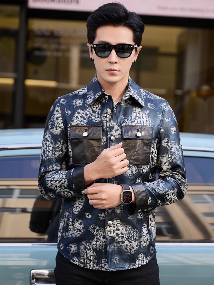 فاخر جديد الموضة الأزهار المطب - مراجعة Street Fashion Jacket Men وسعره