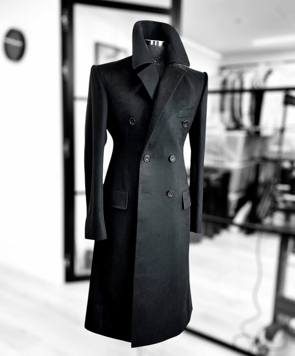 Fashion Woolen Blend Coat Men  - مراجعة Street Fashion Shanghai وسعره
