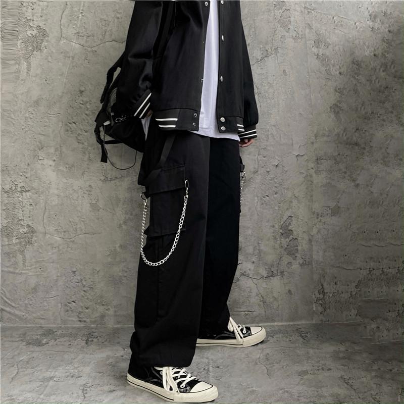 بنطلون كارجو على الطراز الكوري - مراجعة Cargo Pant Wide وسعره