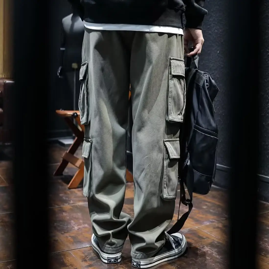 واسعة متعددة جيب بنطلون رجل كب - مراجعة Cargo Pant Wide وسعره