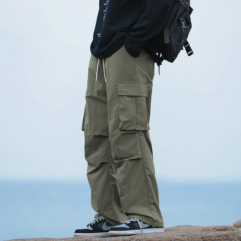 بنطلون رجالي فضفاض بجيوب كبيرة - مراجعة Cargo Pant Wide وسعره