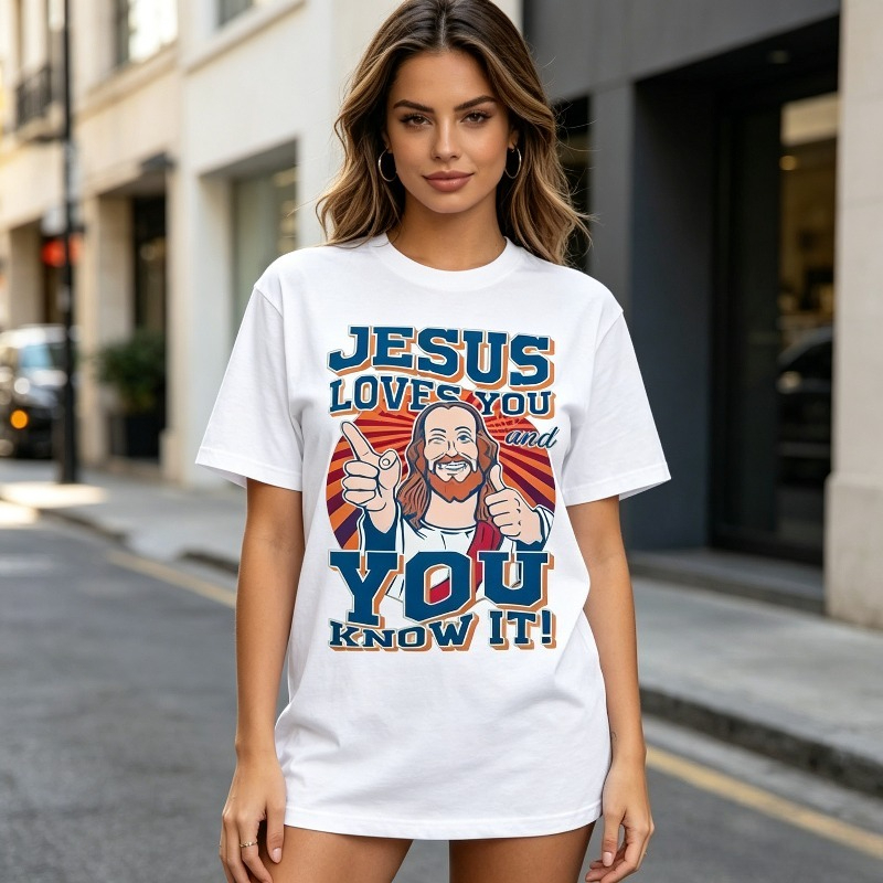 قميص بتصميم إيماني مسيحي مع طب - مراجعة Street Style Fashion Quotes وسعره