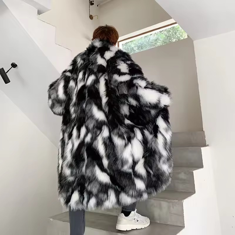 الشتاء الهيب هوب معطف طويل فو  - مراجعة Street Fashion Jacket Men وسعره
