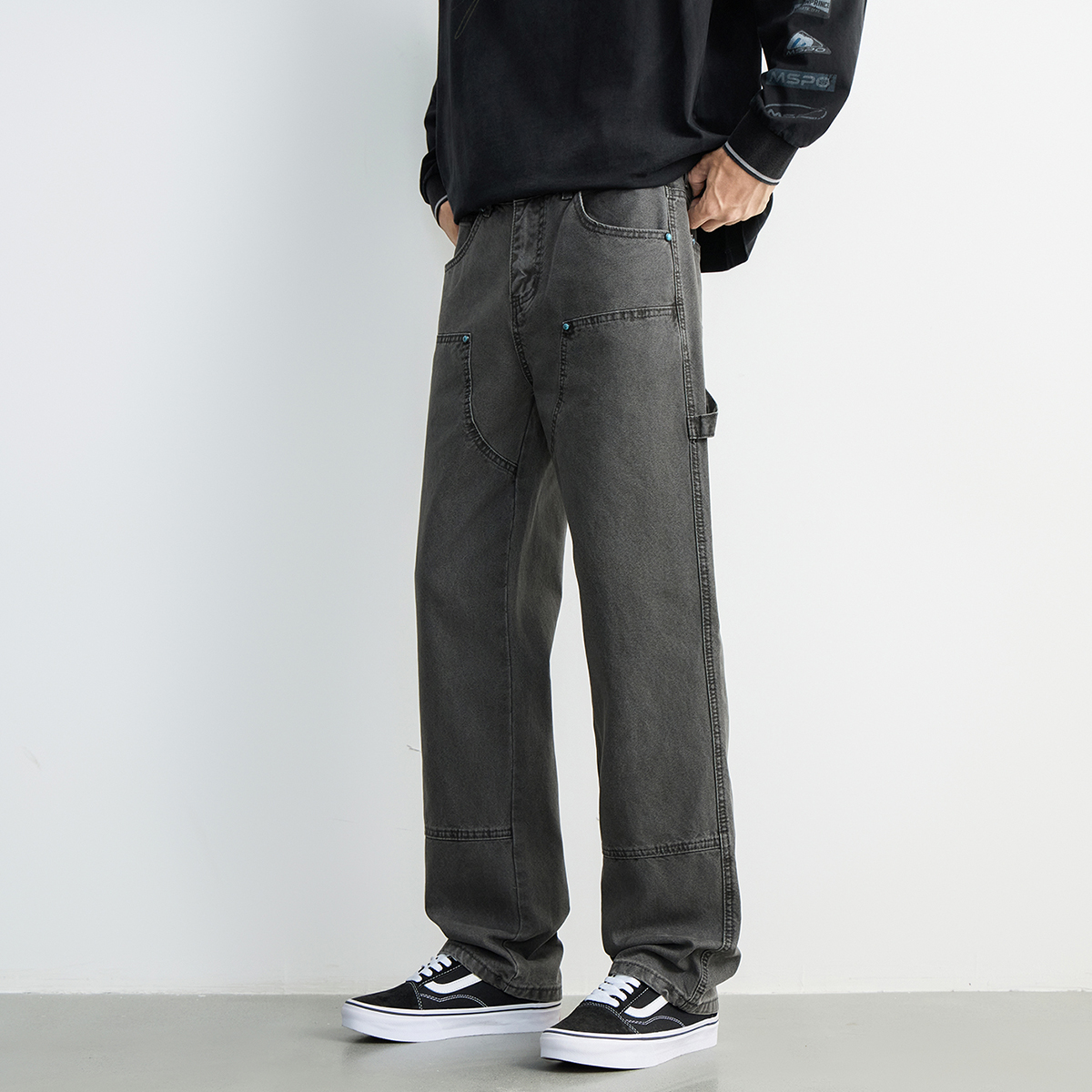 بنطلون رجالي أمريكي عتيق بخياط - مراجعة Cargo Pant Wide وسعره