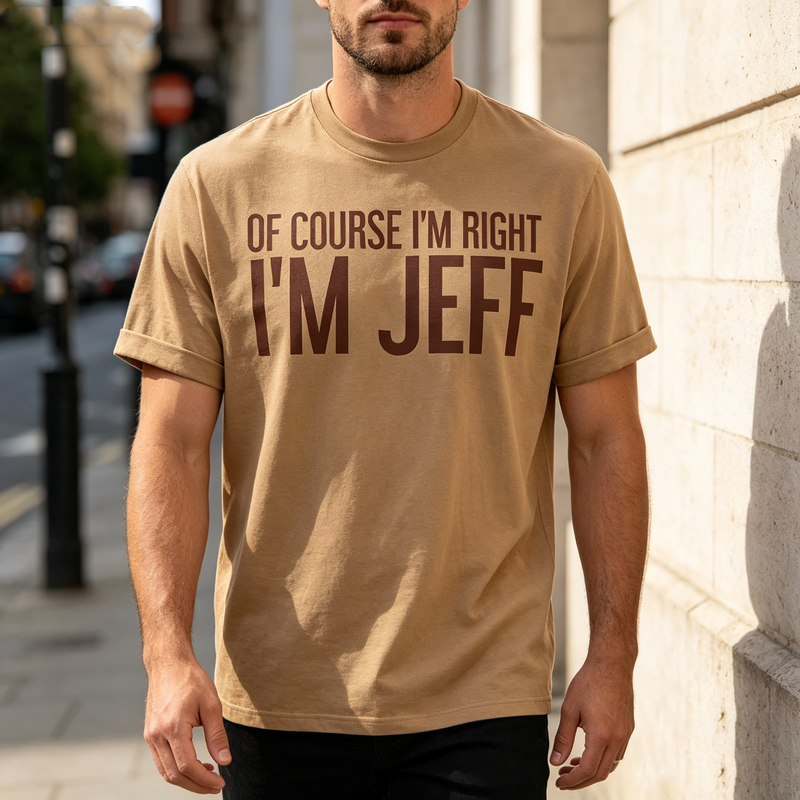 تيشيرت رجالي بطبعة مضحكة 'Im J - مراجعة Street Style Fashion Quotes وسعره