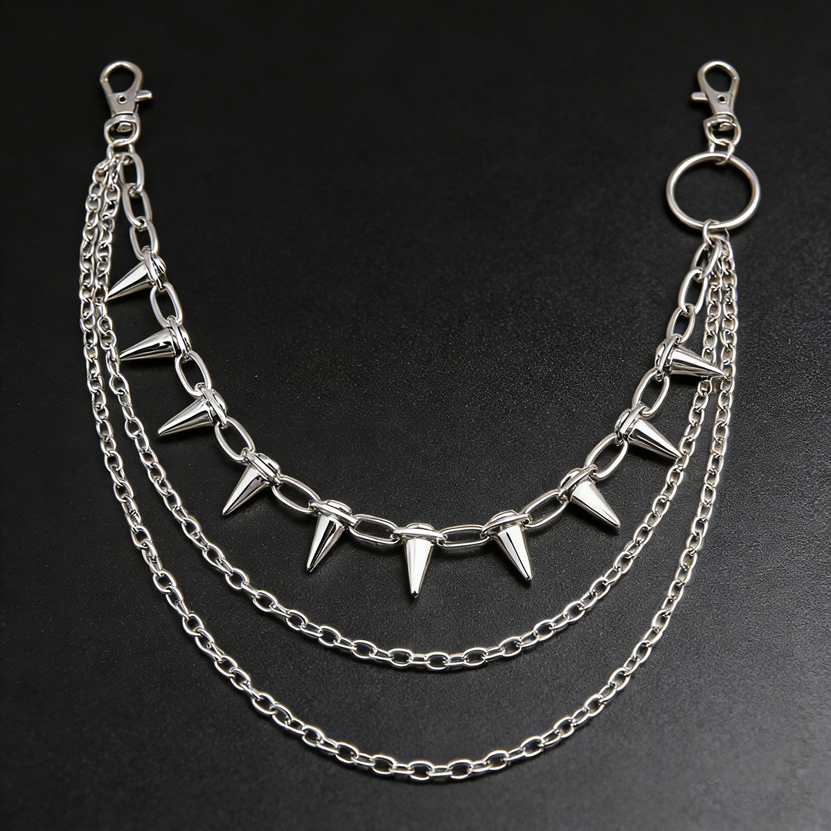 سلسلة خصر رجالية من ثلاث طبقات - مراجعة Street Fashion Jewelry وسعره