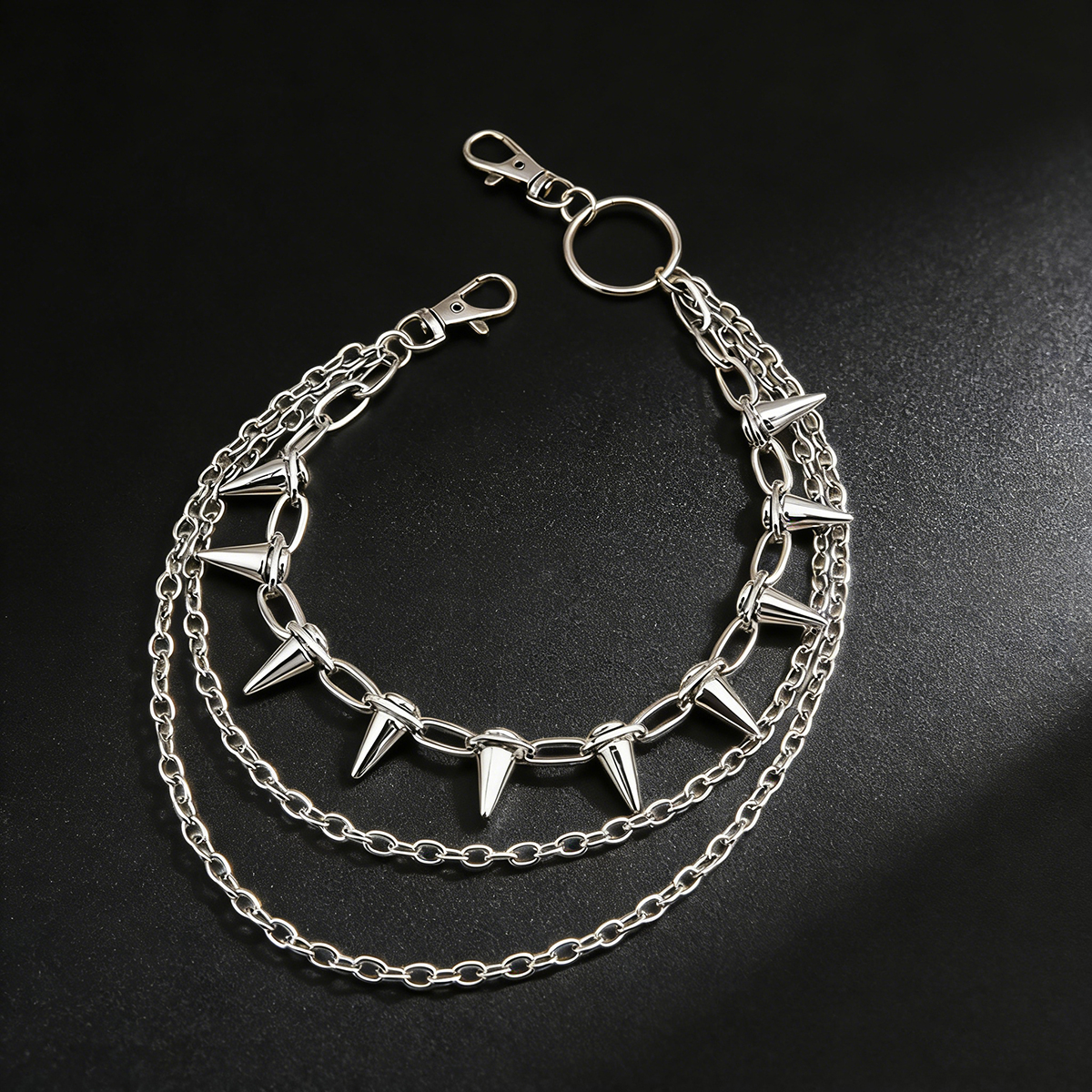 سلسلة خصر رجالية من ثلاث طبقات - مراجعة Street Fashion Jewelry وسعره