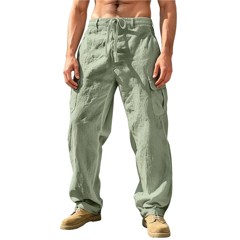 بنطلون كارجو رجالي جديد بخصر م - مراجعة Cargo Pant Wide وسعره