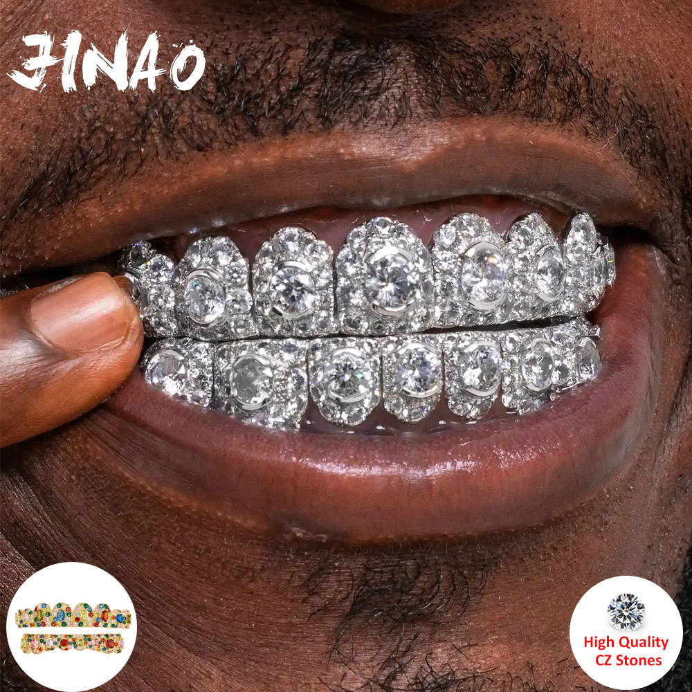 جيناو هيب هوب طقم جريلز مرصع ب - مراجعة Street Fashion Jewelry وسعره