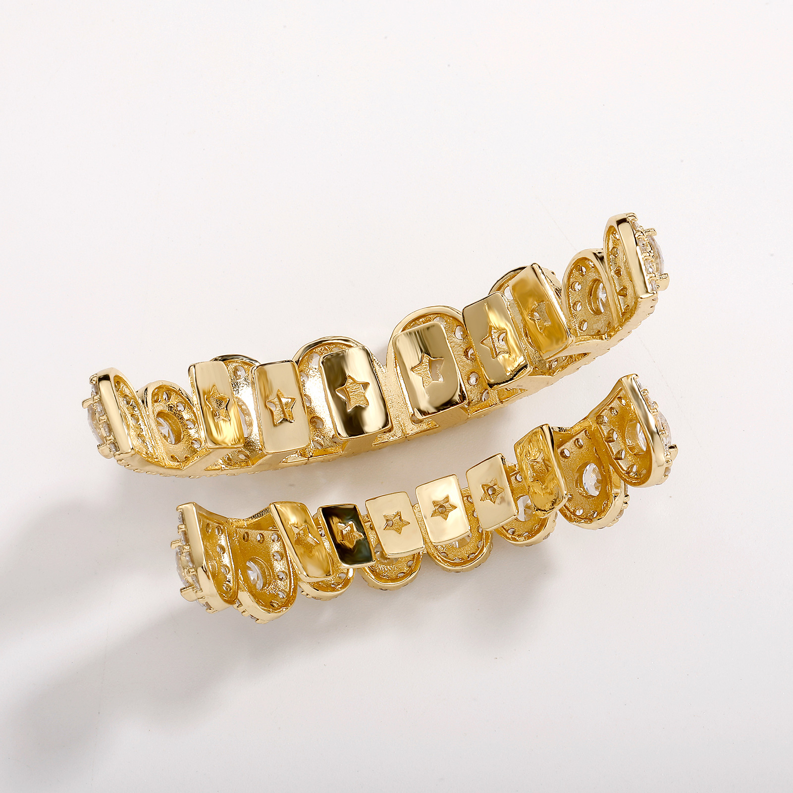جيناو هيب هوب طقم جريلز مرصع ب - مراجعة Street Fashion Jewelry وسعره