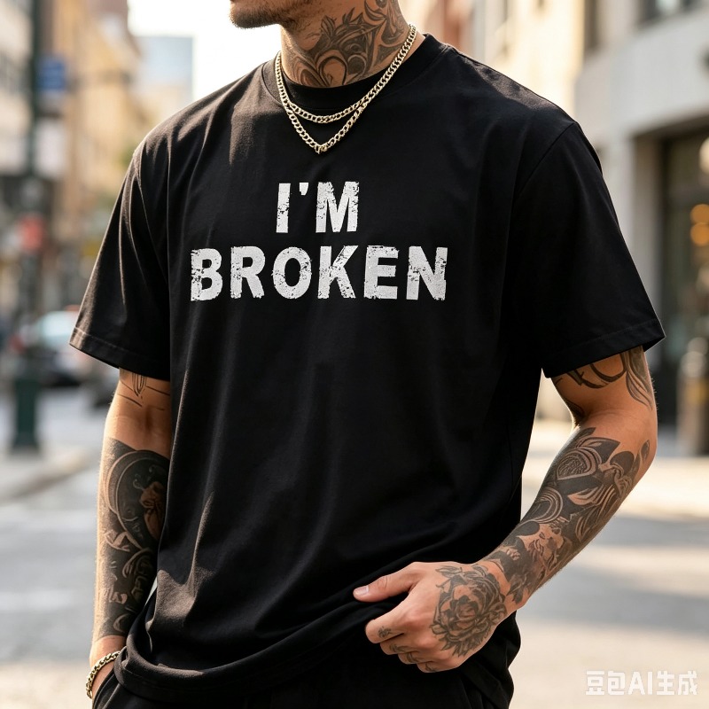 تي شيرت رجالي بتصميم مطبوع علي - مراجعة Street Style Fashion Quotes وسعره