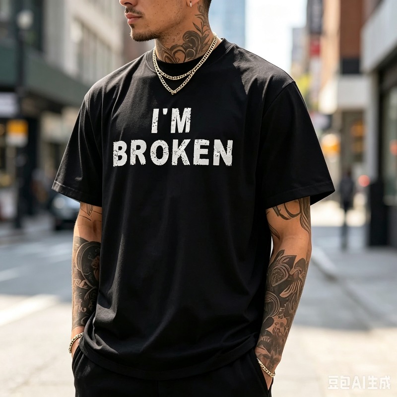 تي شيرت رجالي بتصميم مطبوع علي - مراجعة Street Style Fashion Quotes وسعره