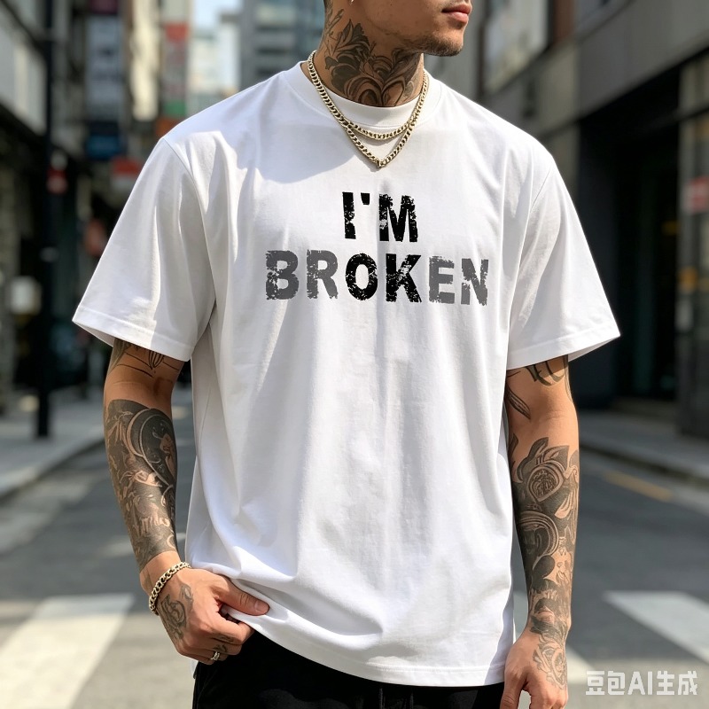تي شيرت رجالي بتصميم مطبوع علي - مراجعة Street Style Fashion Quotes وسعره