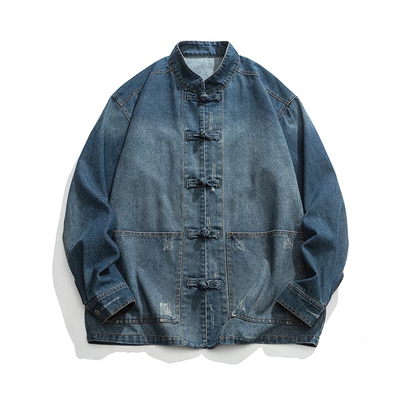 جاكيت جينز رجالي على الطراز ال - مراجعة Street Fashion Jacket Men وسعره
