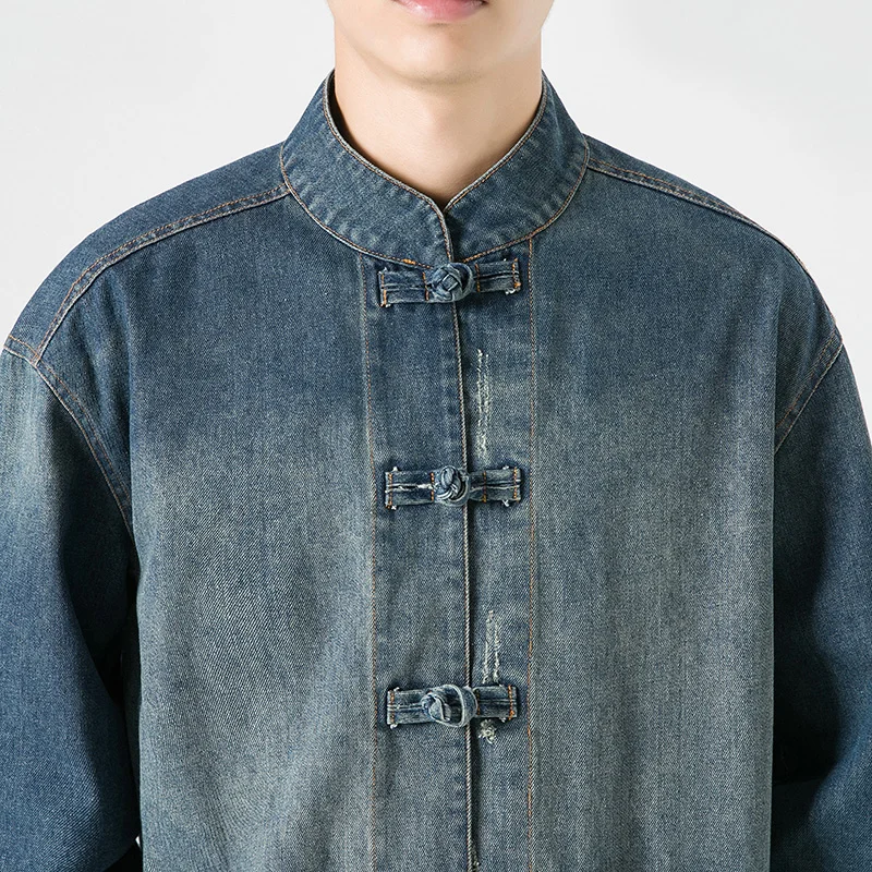 جاكيت جينز رجالي على الطراز ال - مراجعة Street Fashion Jacket Men وسعره
