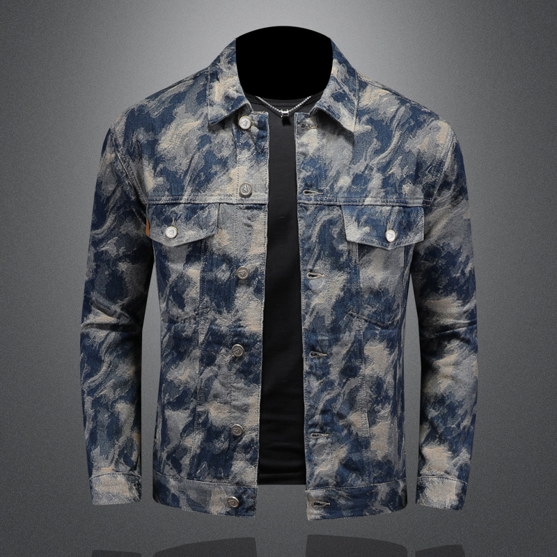 سترة ربيعية عتيقة من قماش الدن - مراجعة Street Fashion Jacket Men وسعره