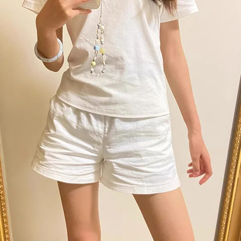 ارتفاع الخصر القطن السراويل ال - مراجعة Korean Street Fashion Female وسعره