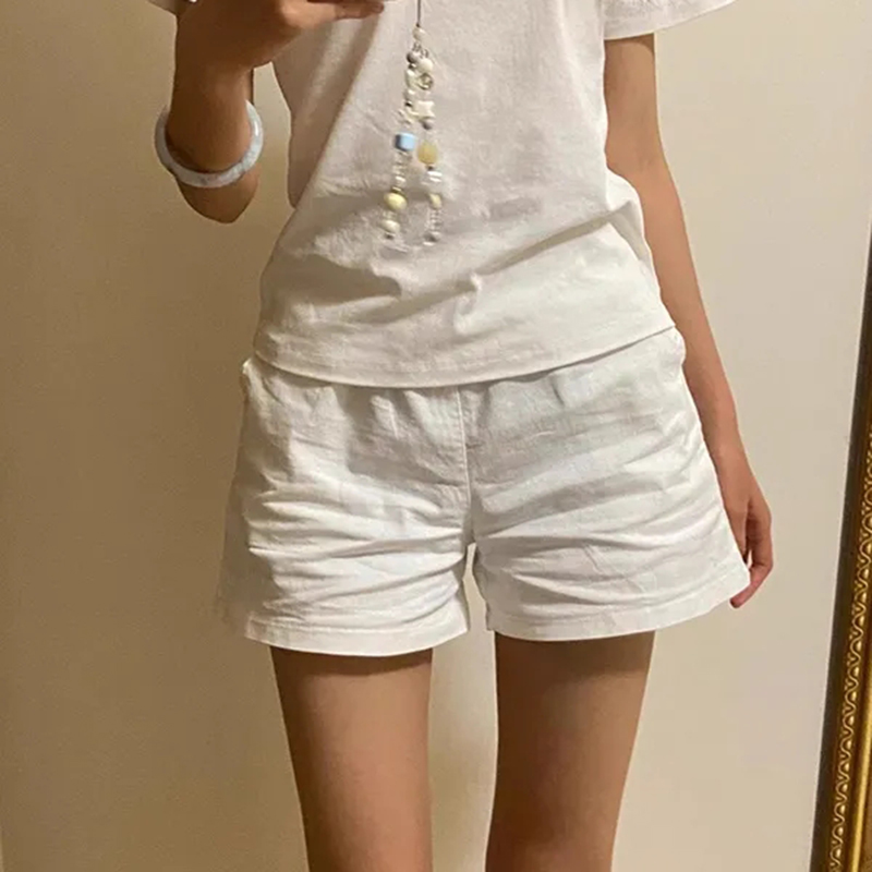 ارتفاع الخصر القطن السراويل ال - مراجعة Korean Street Fashion Female وسعره