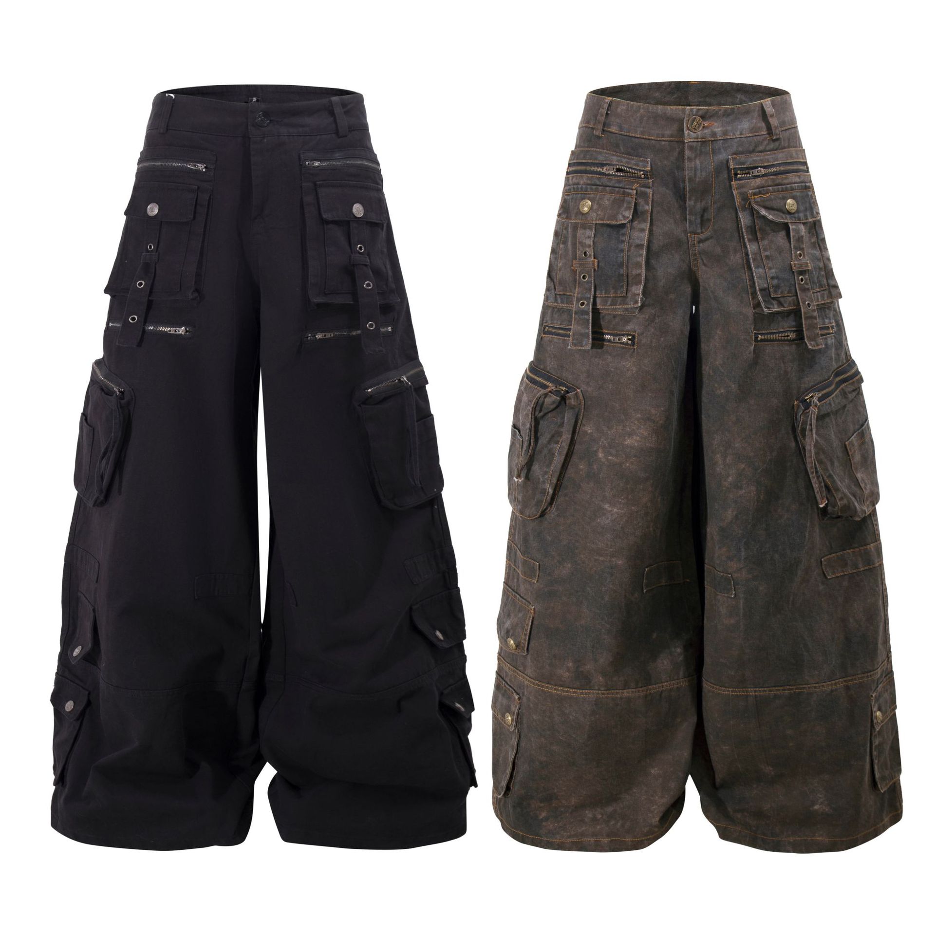 بنطلون كارجو واسع الساق من Gru - مراجعة Cargo Pant Wide وسعره
