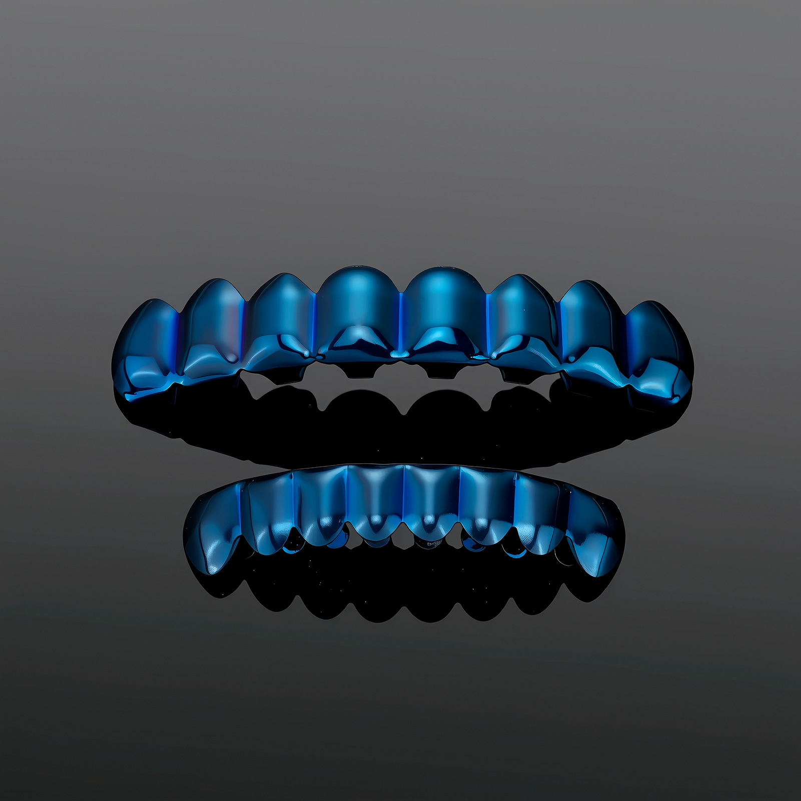 طقم أسنان هيب هوب باللون الأزر - مراجعة Street Fashion Jewelry وسعره