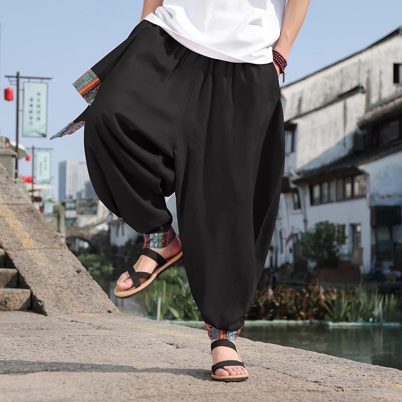 بنطلون رجالي واسع الساق على ال - مراجعة Street Fashion In Chinese وسعره