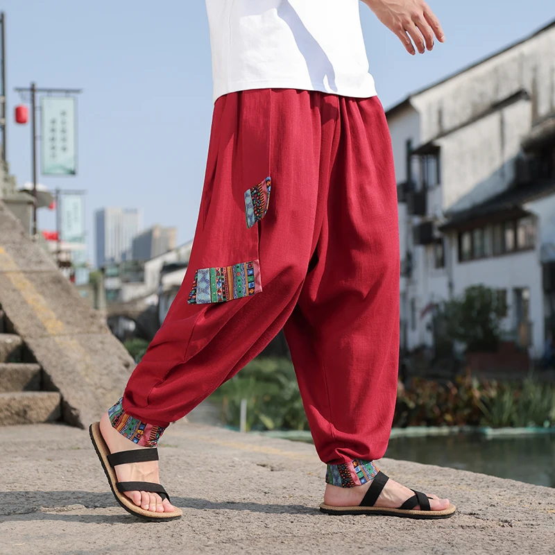 بنطلون رجالي واسع الساق على ال - مراجعة Street Fashion In Chinese وسعره