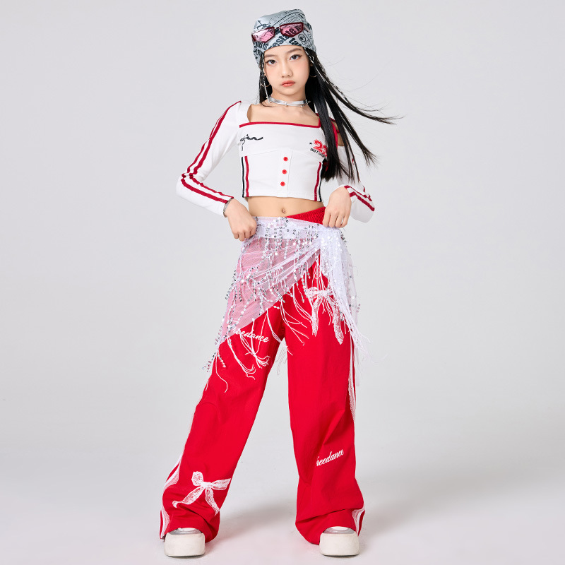 ملابس الهيب هوب للفتيات، قميص  - مراجعة Street Fashion Outfit Girl وسعره