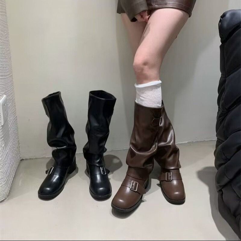 2025 امرأة الأحذية الركبة عالي - مراجعة Street Fashion Trend 2025 وسعره