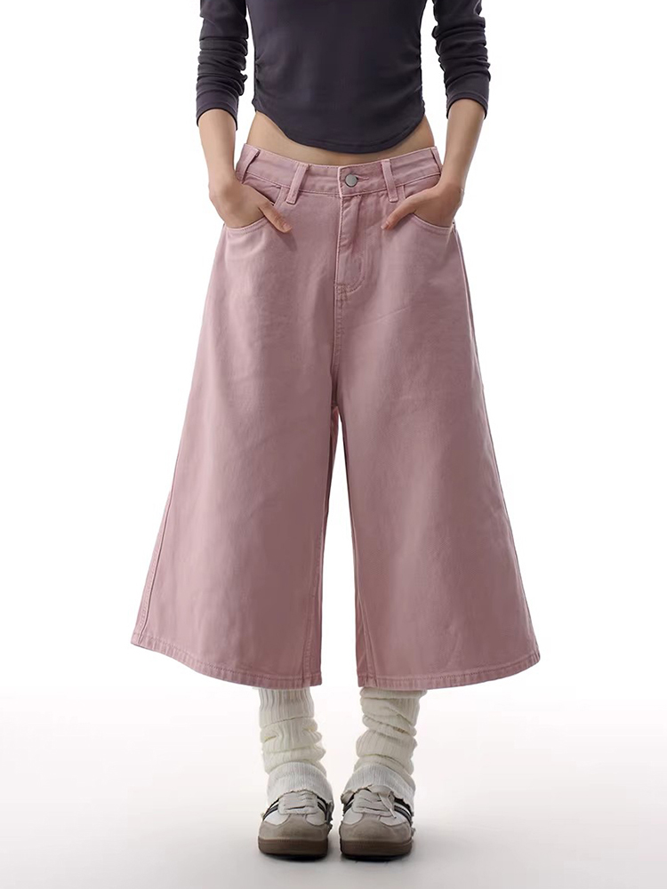 سراويل جينز قصيرة نسائية من RE - مراجعة Cargo Pant Wide وسعره