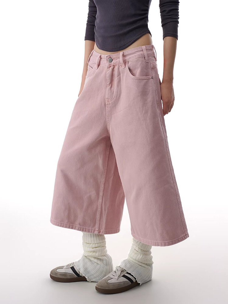 سراويل جينز قصيرة نسائية من RE - مراجعة Cargo Pant Wide وسعره