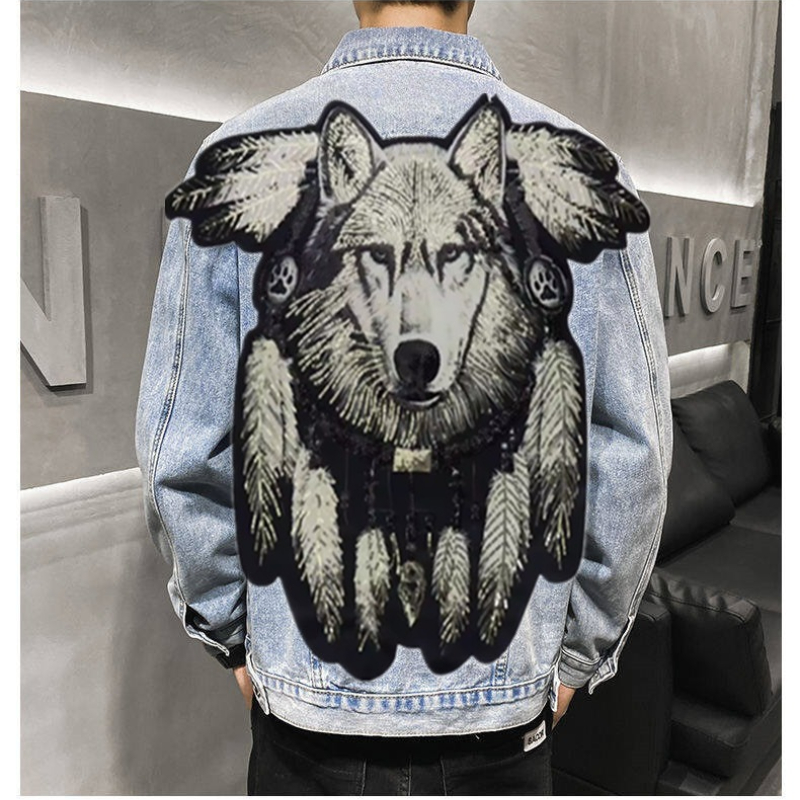 أمريكا خمر الثقيلة الذئب المطر - مراجعة Street Fashion Jacket Men وسعره