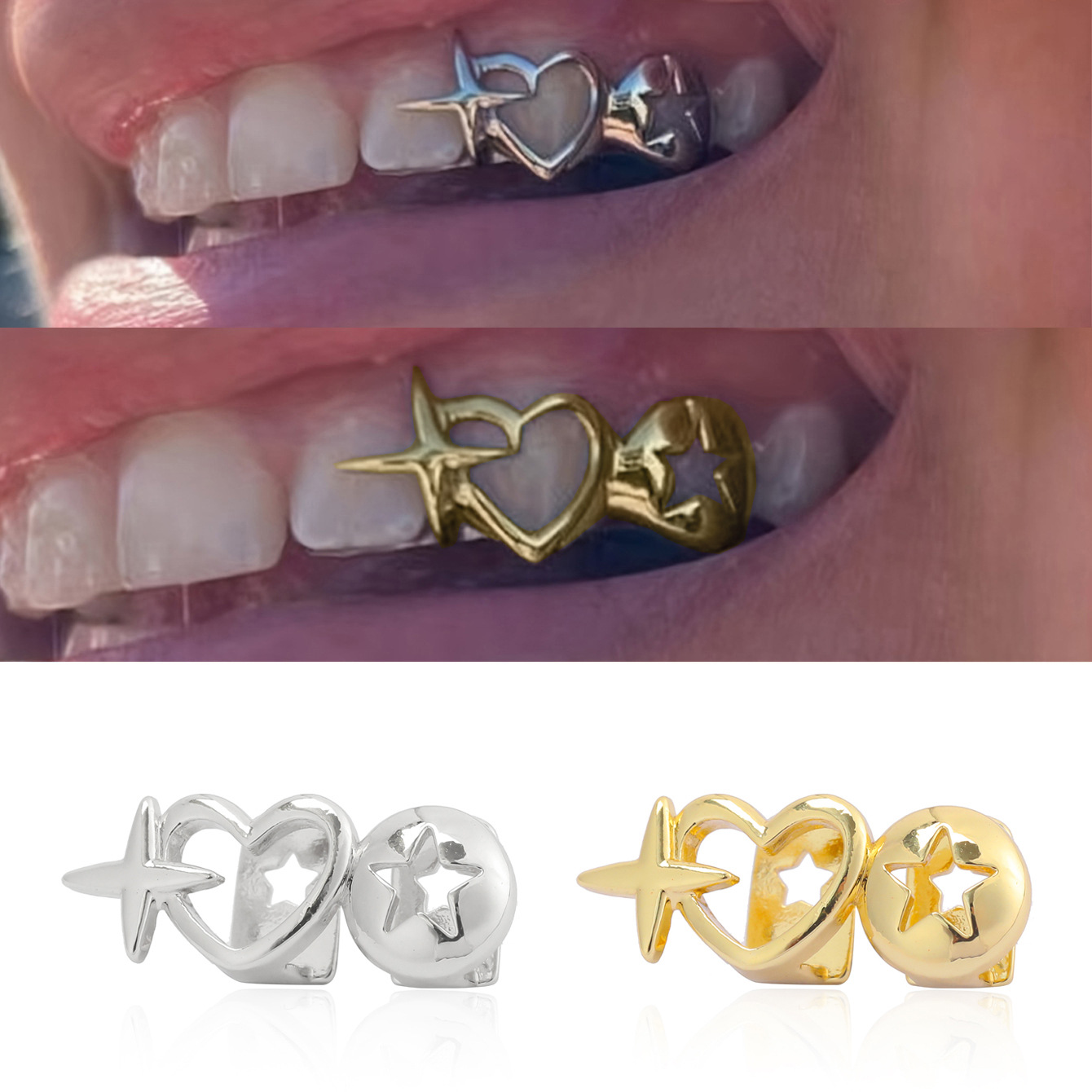 فاسق الهيب هوب الجوف القلب الأ - مراجعة Street Fashion Jewelry وسعره