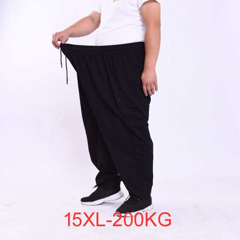 حجم كبير 14XL 15XL رجل عادية ر - مراجعة Running Pant Jogger وسعره