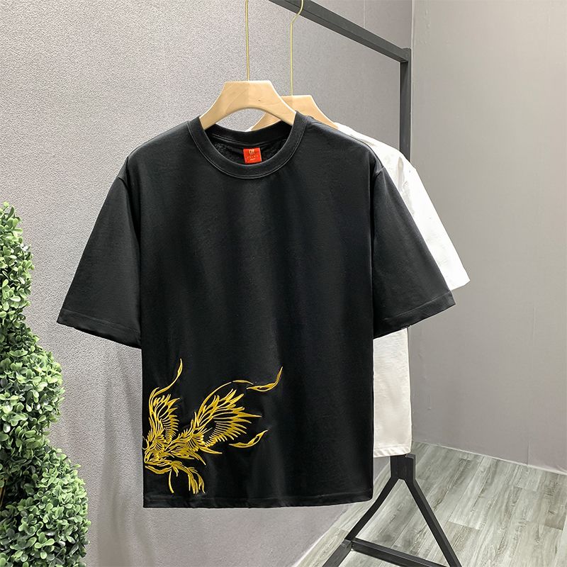 تي شيرت رجالي صيفي جديد بتصميم - مراجعة Street Fashion In Chinese وسعره