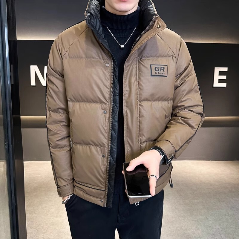 جاكيت رجالي من البط الأبيض ، ط - مراجعة Street Fashion Jacket Men وسعره